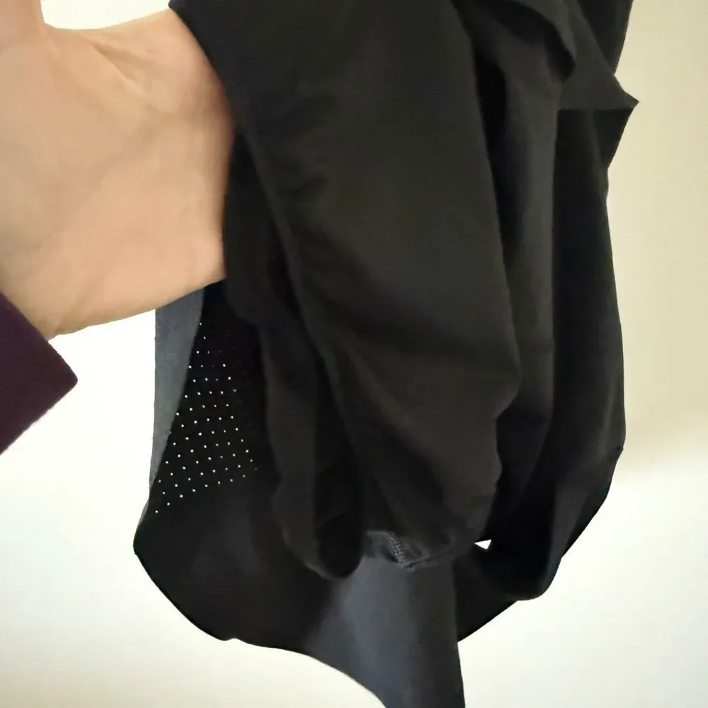 Athleta Run With It Romper with Brief Liner  in Black Size M - Picture 6 of 10